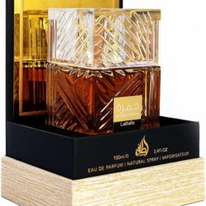 Lattafa Khamrah Eau de Parfum Unisex 100ml3.4 oz Warm Vanilla, Spice & Woody Fragrance
