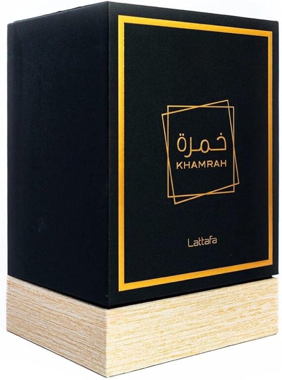 Lattafa Khamrah Eau de Parfum Unisex 100ml3.4 oz Warm Vanilla, Spice & Woody Fragrance